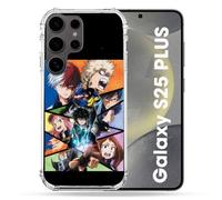 Coque Renforcée Pour Samsung Galaxy S25 Plus Manga My Hero Academia Noir