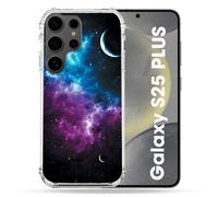 Coque Renforcée Pour Samsung Galaxy S25 Plus Univers Bleu Violet