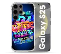 Coque Renforcée Pour Samsung Galaxy S25 Street Art Rap