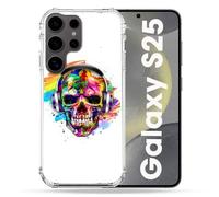 Coque Renforcée Pour Samsung Galaxy S25 Tete De Mort Tag