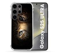 Coque Renforcée Pour Samsung Galaxy S25 Ultra Animal Leopard Yeux