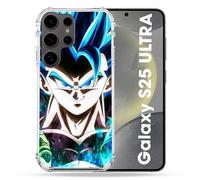 Coque Renforcée Pour Samsung Galaxy S25 Ultra Manga Dragon Ball Gogeta Visage