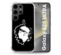 Coque Renforcée Pour Samsung Galaxy S25 Ultra Voyage Corse Noir