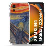 Coque Renforcée Pour Samsung Galaxy Xcover 7 Peinture Le Cri