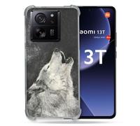 Coque Renforcée Pour Xiaomi 13t / 13t Pro Animal Loup Hurlement