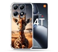 Coque Renforcée Pour Xiaomi 14t / 14t Pro Animal Girafe Savane