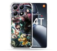 Coque Renforcée Pour Xiaomi 14t / 14t Pro Manga Demon Slayer Groupe