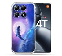 Coque Renforcée Pour Xiaomi 14t Pro Animal Dauphin Vague