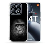 Coque Renforcée Pour Xiaomi 14t Pro Animal Gorille Noir