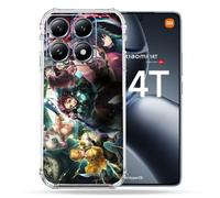 Coque Renforcée Pour Xiaomi 14t Pro Manga Demon Slayer Groupe