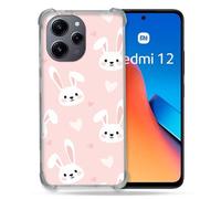 Coque Renforcée Pour Xiaomi Redmi 12 5g Animal Lapin Rose