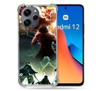 Coque Renforcée Pour Xiaomi Redmi 12 5g Manga Attaque Titans Combat
