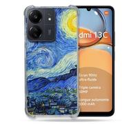 Coque Renforcée Pour Xiaomi Redmi 13c Peinture La Nuit Étoilée