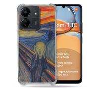 Coque Renforcée Pour Xiaomi Redmi 13c Peinture Le Cri