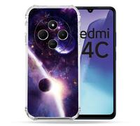 Coque Renforcée Pour Xiaomi Redmi 14c 4g Univers Planete Stellaire