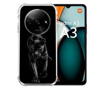 Coque Renforcée Pour Xiaomi Redmi A3 Animal Panthère Noire
