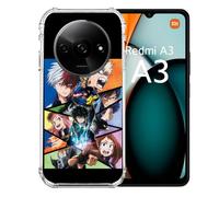Coque Renforcée Pour Xiaomi Redmi A3 Manga My Hero Academia Noir