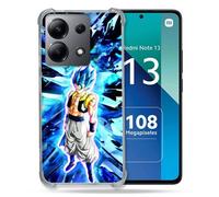 Coque Renforcée Pour Xiaomi Redmi Note 13 4g Manga Dragon Ball Gogeta Lumiere