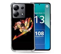Coque Renforcée Pour Xiaomi Redmi Note 13 4g Manga Fairy Tail Logo Noir