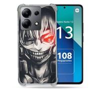 Coque Renforcée Pour Xiaomi Redmi Note 13 4g Manga Tokyo Ghoul Kaneki Noir