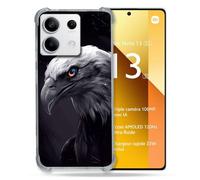 Coque Renforcée Pour Xiaomi Redmi Note 13 5g Animal Aigle Royal Noir