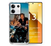 Coque Renforcée Pour Xiaomi Redmi Note 13 5g Musique Johnny Hallyday Moto