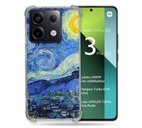 Coque Renforcée Pour Xiaomi Redmi Note 13 Pro 5g Peinture La Nuit Étoilée