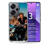 Coque Renforcée Pour Xiaomi Redmi Note 13 Pro Plus 5g Musique Johnny Hallyday Moto