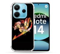 Coque Renforcée Pour Xiaomi Redmi Note 14 4g Manga Fairy Tail Logo Noir