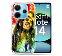 Coque Renforcée Pour Xiaomi Redmi Note 14 4g Musique Bob Marley Color
