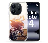 Coque Renforcée Pour Xiaomi Redmi Note 14 5g Moto Cross Soleil