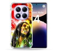 Coque Renforcée Pour Xiaomi Redmi Note 14 Pro 4g Musique Bob Marley Color