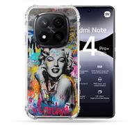 Coque Renforcée Pour Xiaomi Redmi Note 14 Pro Plus 5g Street Art Maryline Monroe