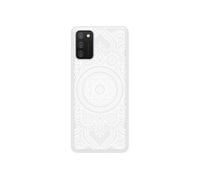 Coque renforcée rigide - Compatible Samsung Galaxy A02S - design mandala blanc