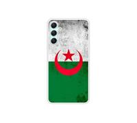 Coque renforcée rigide - Compatible Samsung Galaxy A24 4G - design drapeau algerie