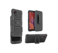 Coque renforcée rigide DLH pour Samsung Galaxy Xcover 5 (SM-G525) - Blanc