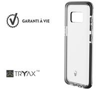 Coque renforcée Samsung Galaxy S8 + LIFE 3m Transparente Contour Gris + Garantie à vie Force Case