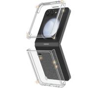 Coque renforcée Samsung Galaxy Z Flip 6/7 FE DUO 2m Transparente avec Paillettes + Garantie à vie Force Case