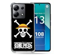 Coque Renforcée Shatterproof pour Xiaomi Redmi Note 13 4G Manga One Piece Tete de Mort