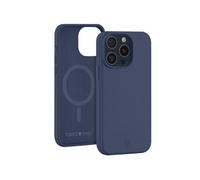 Force Case Coque Renforcée iPhone 15 Pro Silicone Compatible MagSafe Bleu Marine - Garantie à Vie