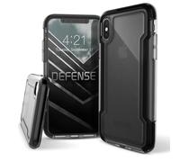 Coque antichoc renforcée pour iPhone XS Max Defense Clear - Noir transparent X-Doria