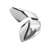 Coque Retro Compatible Avec Cadillac Pour ATS 2013 2014 2015 2016 2017 2018 Couvercle Rétroviseur Latéral Voiture Pour Capuchon D'aile Garniture Boîtier Pour Vue Arrière Extérieure(Silver)