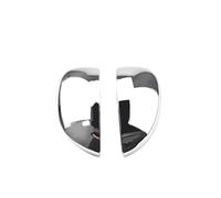 Coque Retro Compatible Avec Fiat 500 2007 2008 2009 2010 2011-2020 Couvercle De Rétroviseur Latéral Gauche/droit Pour Remplacement D'aile(Chrome Pair)