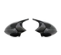 Coque Retro Compatible Avec Pour E92 E93 2010 2011 2012 2013 Capuchon De Rétroviseur Arrière En Fibre De Carbone Capuchon De Protection De Rétroviseur D'aile De Porte(Black Carbon,B)