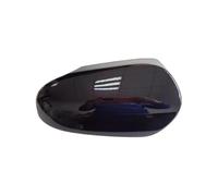 Coque Rétro Porte Avant Logement Cache Rétroviseur Pour Toyota Pour Vitz | Perle Blanc/Noir/Rouge/Brun/Bleu/Argent/Argent 1,Avant gauche/Avant droit(Black Left)