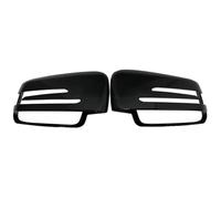 Coque rétroviseur Compatible Avec Benz Classe A Pour W176 2013 2014 2015 2016 2017 2018 Capuchons De Rétroviseurs Latéraux En Fibre De Carbone Capuchon De Rétroviseur Extérieur Latéral À Motif(Black)