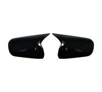 Coque rétroviseur Compatible Avec Toyota Pour Mark X Pour Reiz 2005-2007 Voiture Capuchon D'aile Porte Extérieure Vue Arrière Boîtier Garniture Latéral(Bright black)