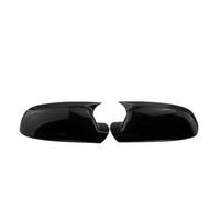 Coque Retroviseur,Coques de Rétroviseurs Utilisation Adaptée Pour Audi A3 8P A4 A5 Couvercle De Rétroviseur Latéral De Voiture Capuchon D'aile Boîtier De Porte Extérieur Garniture De Coque(Type B Blac