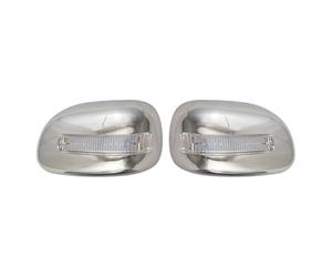 Coque Rétroviseur Couvercle miroir pour Probox XP50 160 02-24 | Couverture miroir porte voiture en plastique Fiber carbone Abs argentée décoration externe voiture