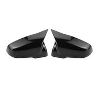 Coque Rétroviseur Couverture Coques de rétroviseurs pour Toyota pour GR pour Supra 2019-2022 A90 A91 MK5, noir brillant/aspect carbone(Glossy Black)